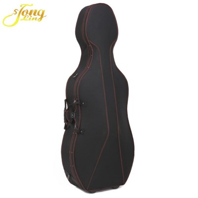 High Grade Light Foam Convenience Cello Case With Wheels Factory