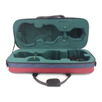 Colorful High Density Foam Violin Double Case 4/4