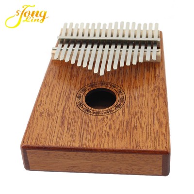 17 Key Finger Kalimba Mahogany Mbira Sanza Thumb Piano