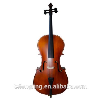 Made in china Handmade Antique Matte Cello With Case Popular 4/4 Professional Cello